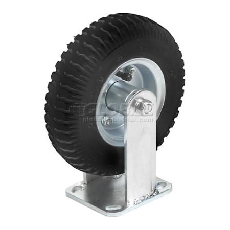 Casters Wheels & Industrial Handling Rigid Plate Caster 6in Full Pneumatic Wheel 200 Lb. Capacity 16SF06227-R